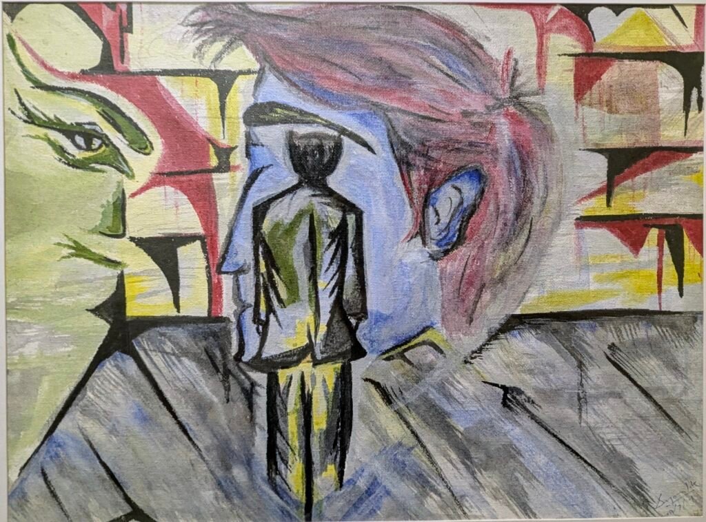 sabyasachi painting the thinker