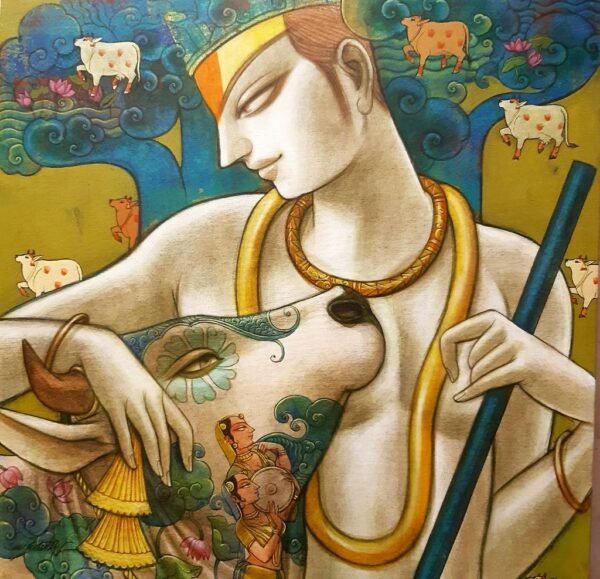 Krishna beautiful painting