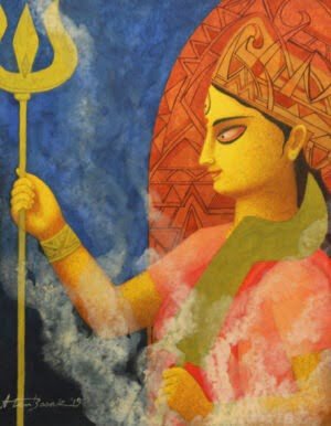 durga painting