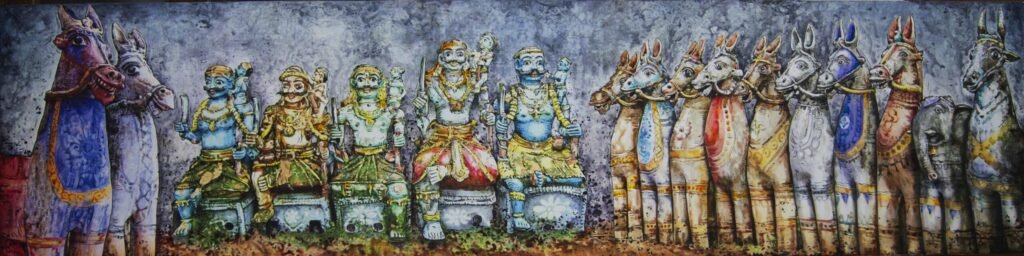Ayyanar & horses