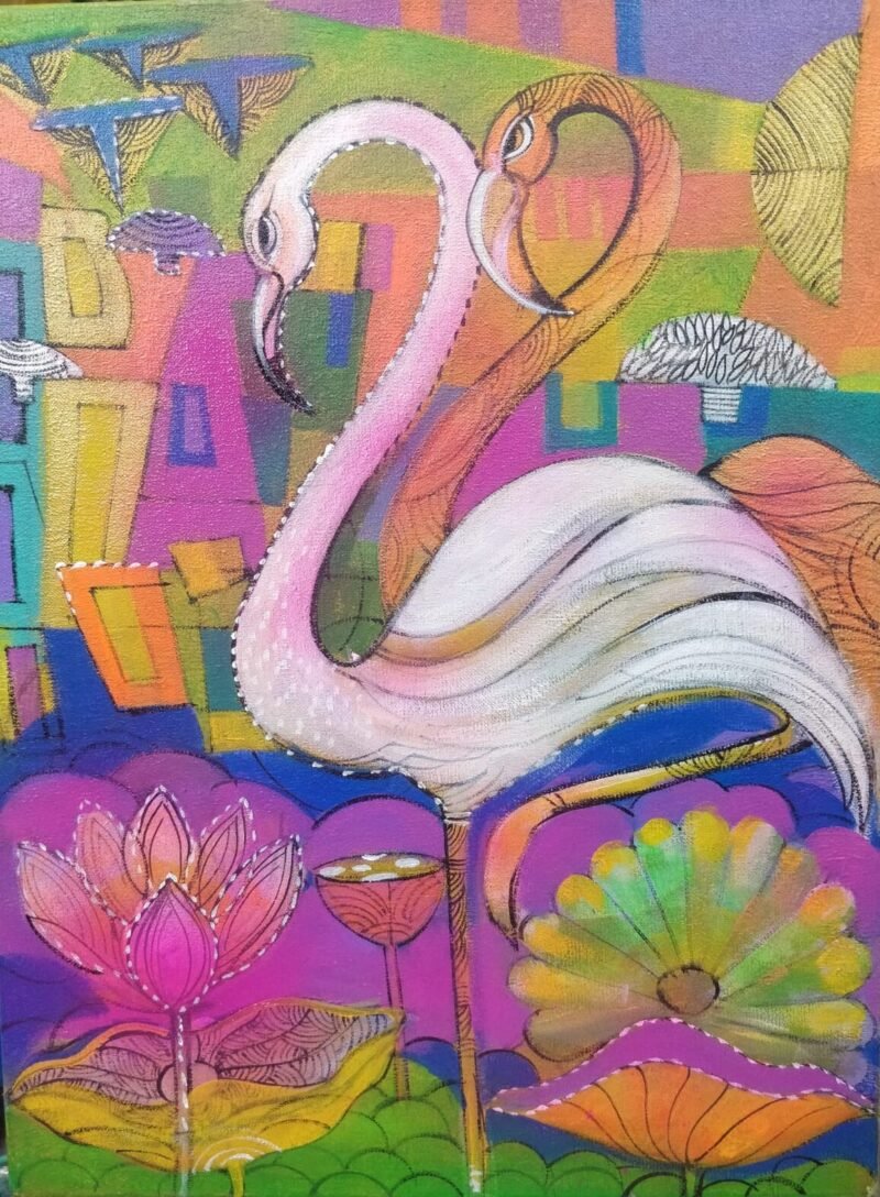 swan painting