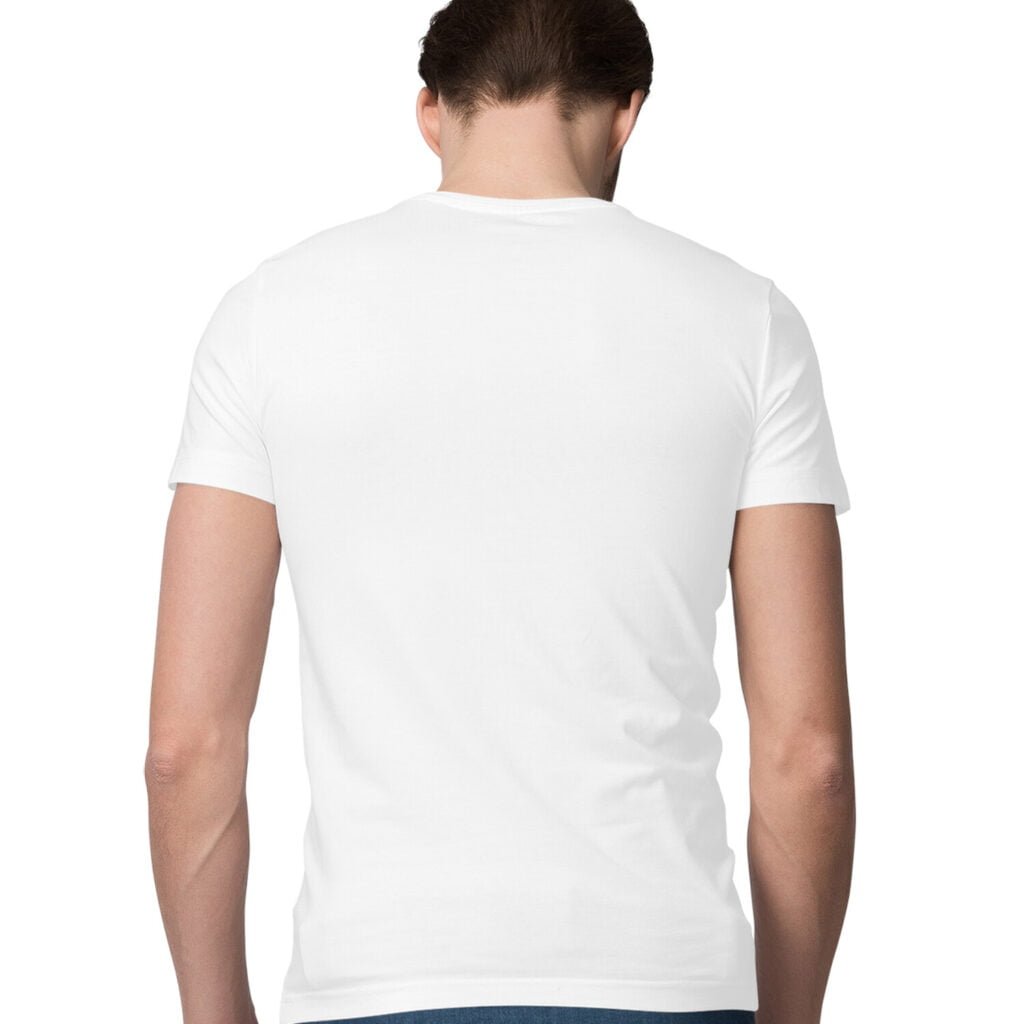 white round neck tshirt