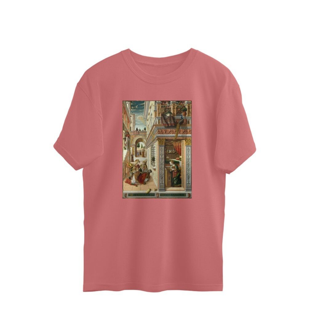 Carlo Crivelli Art Oversized Unisex Tshirt - Image 3