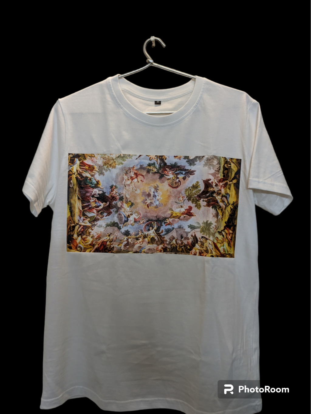 White Printed Tshirt For Men - Image 5