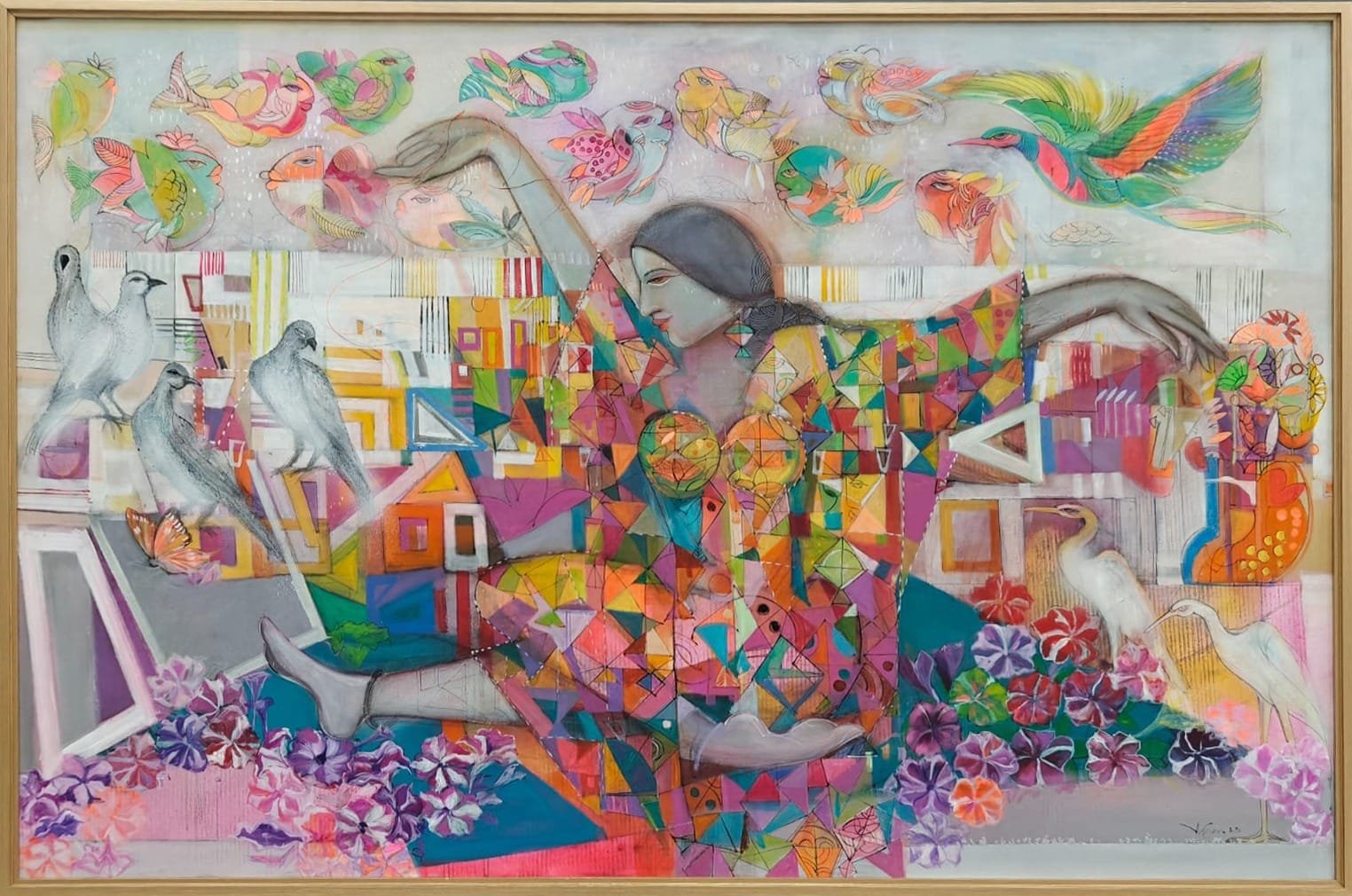 madan lal artwork displayed on the connoisseur founded by sabyasachi moulik