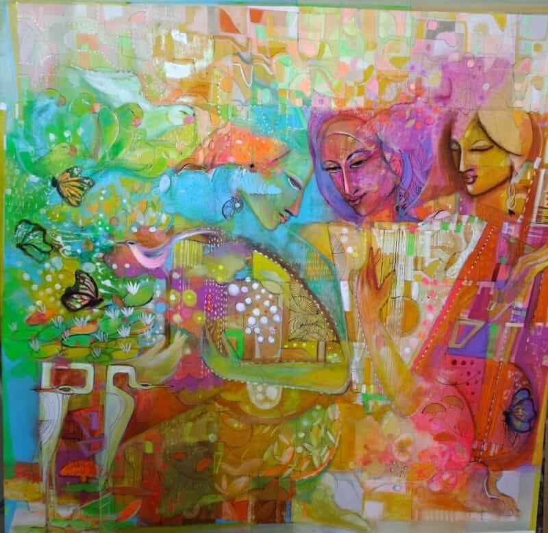 art by madal lal for the connoisseur founded by sabyasachi moulik