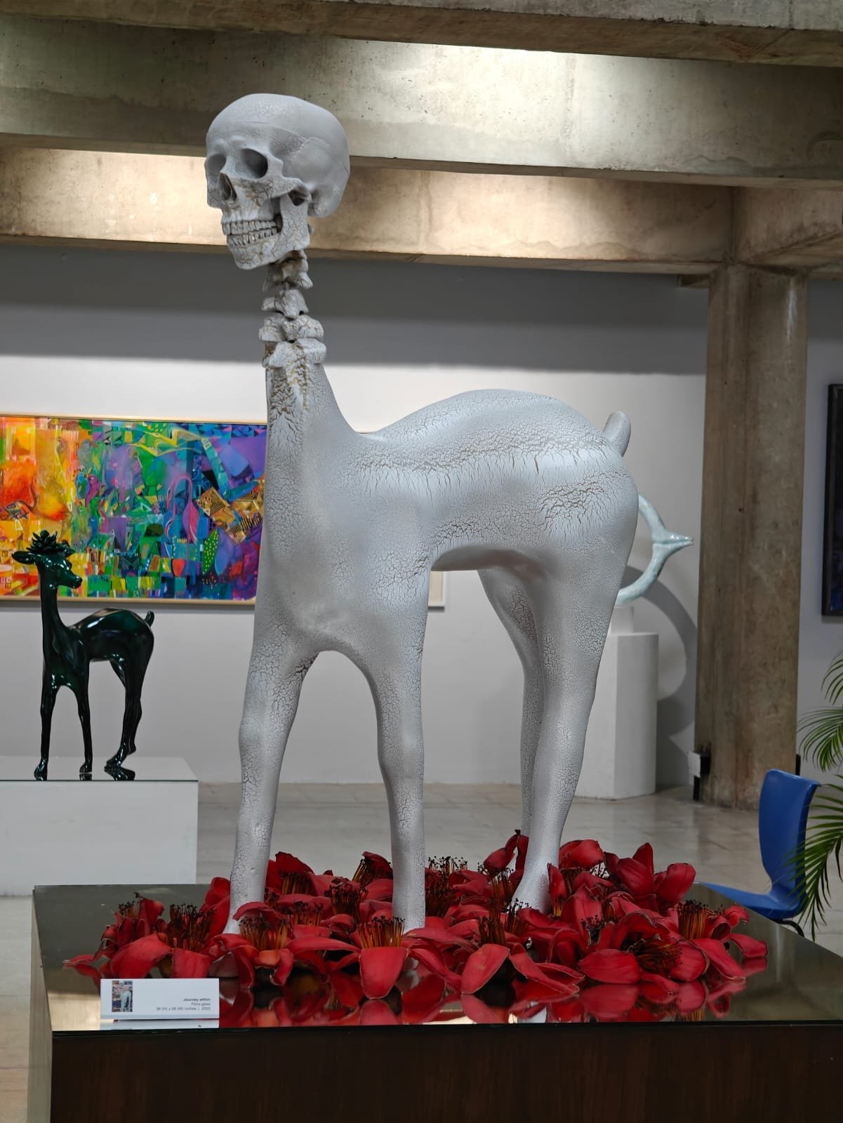 deer gothic sculpture madan lal for the connoisseur by sabaysachi moulik