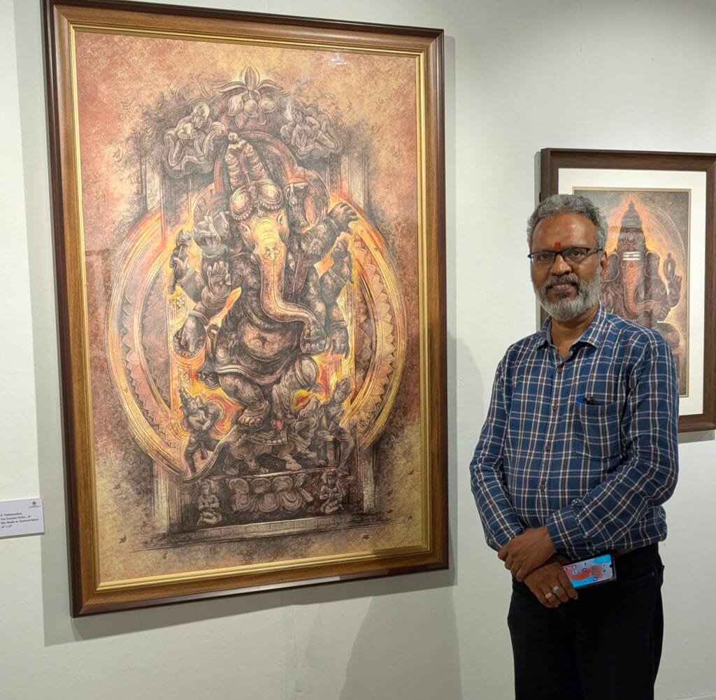 vishwanathan featured artist with the connoisseur founded by sabaysacho moulik